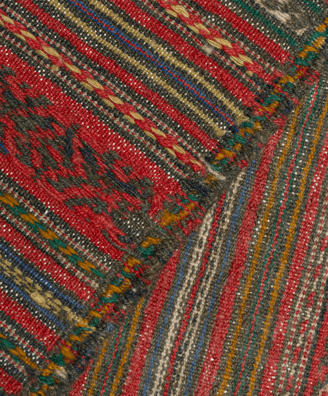 Afgán meleki kézi gyapjú kelim - Image 5