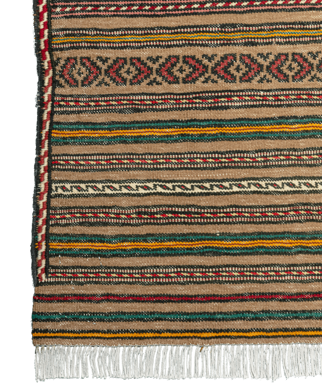 Afgán meleki kézi gyapjú kelim - Image 3