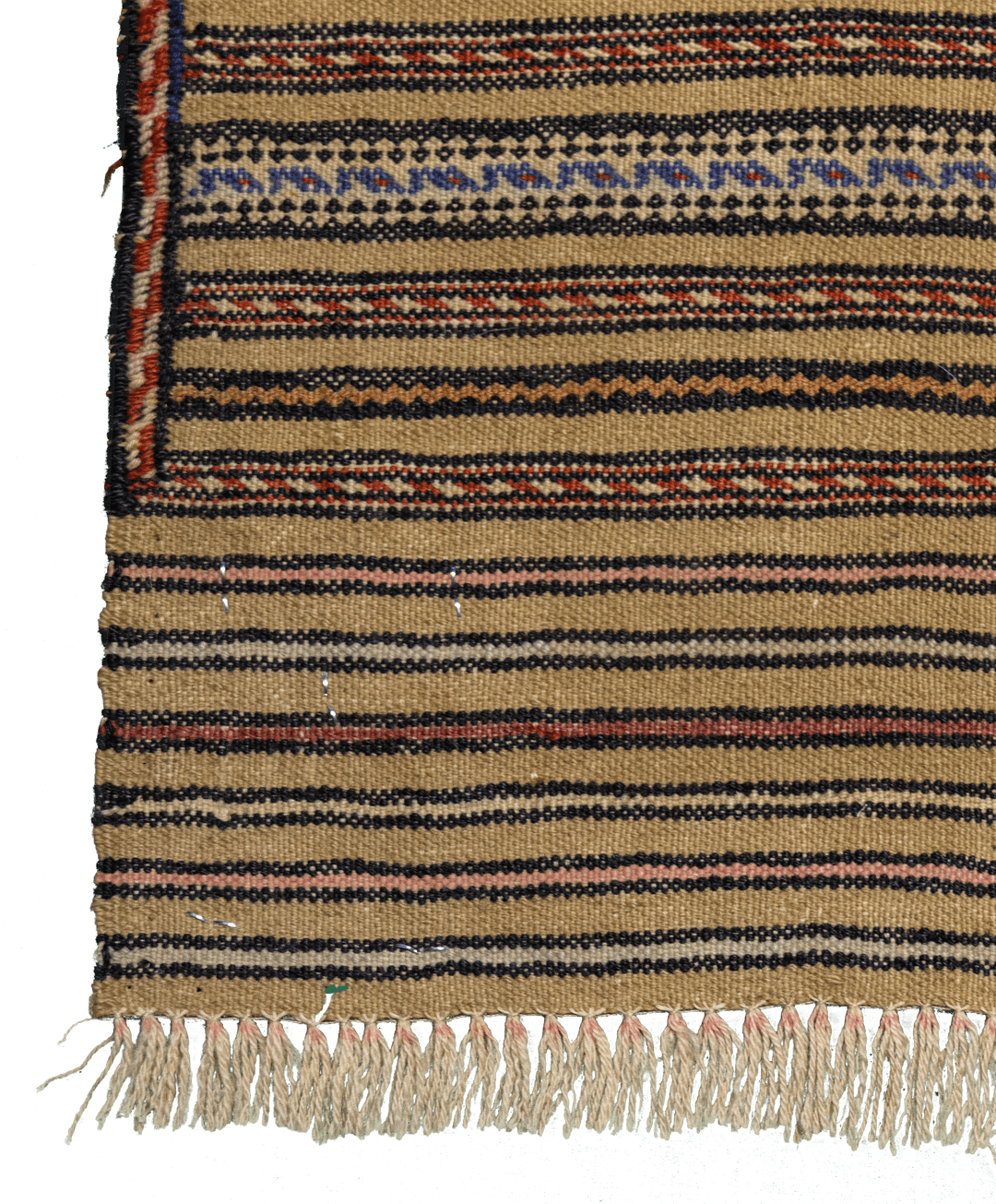 Afgán meleki kézi gyapjú kelim - Image 3