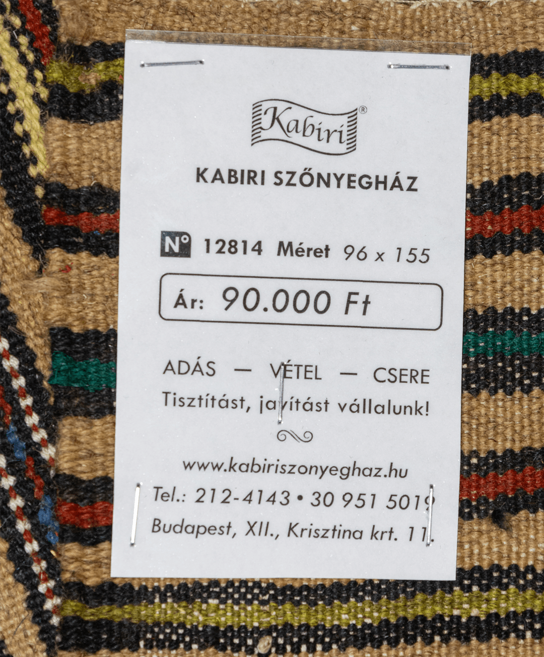 Afgán meleki kézi gyapjú kelim - Image 6