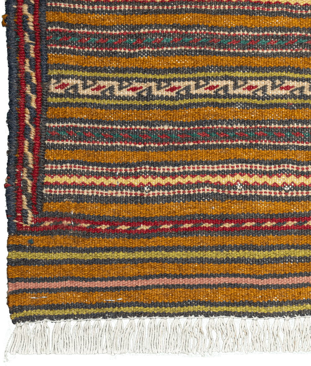Afgán meleki kézi gyapjú kelim - Image 3