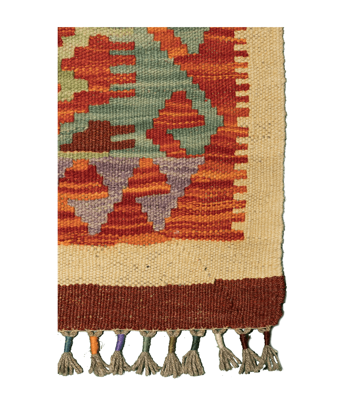 Csobi vintage kézi gyapjú kelim - Image 4