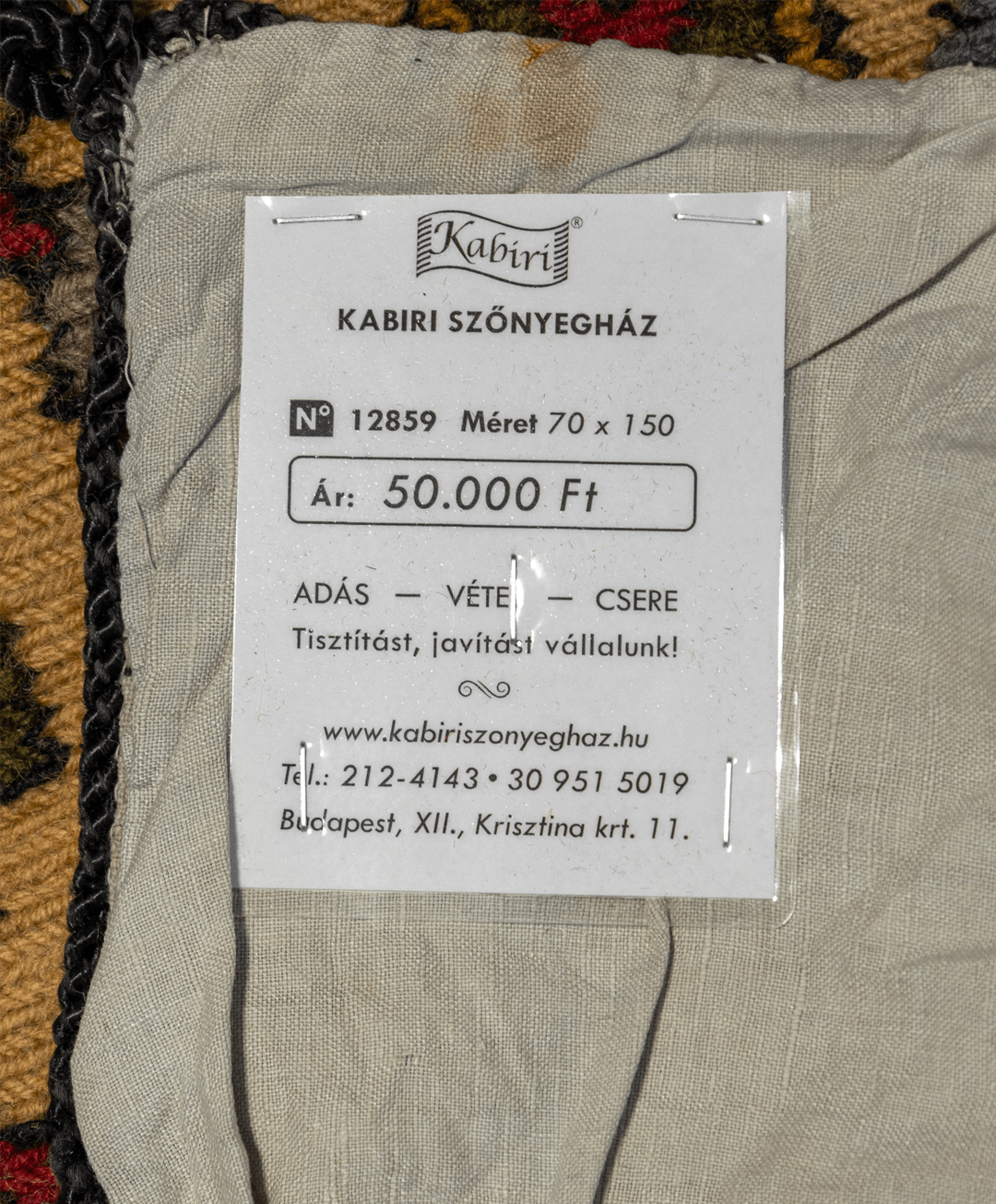 Szumák kézi gyapjú falvédő - Image 4