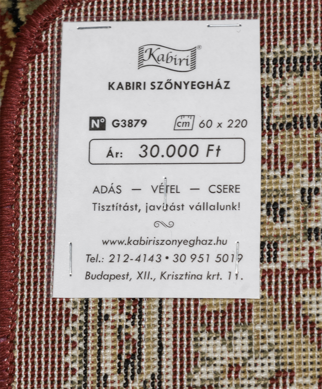 Csempemintás gépi futószőnyeg - Image 6