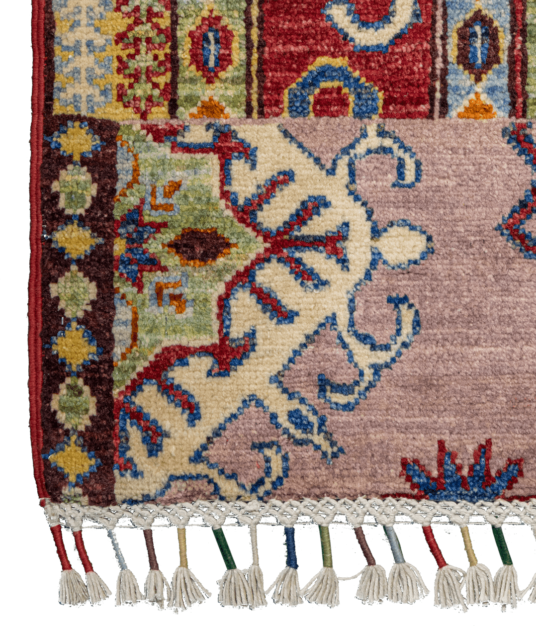 Afgán patchwork mintás ziegler kézi gyapjú szőnyeg - Image 3