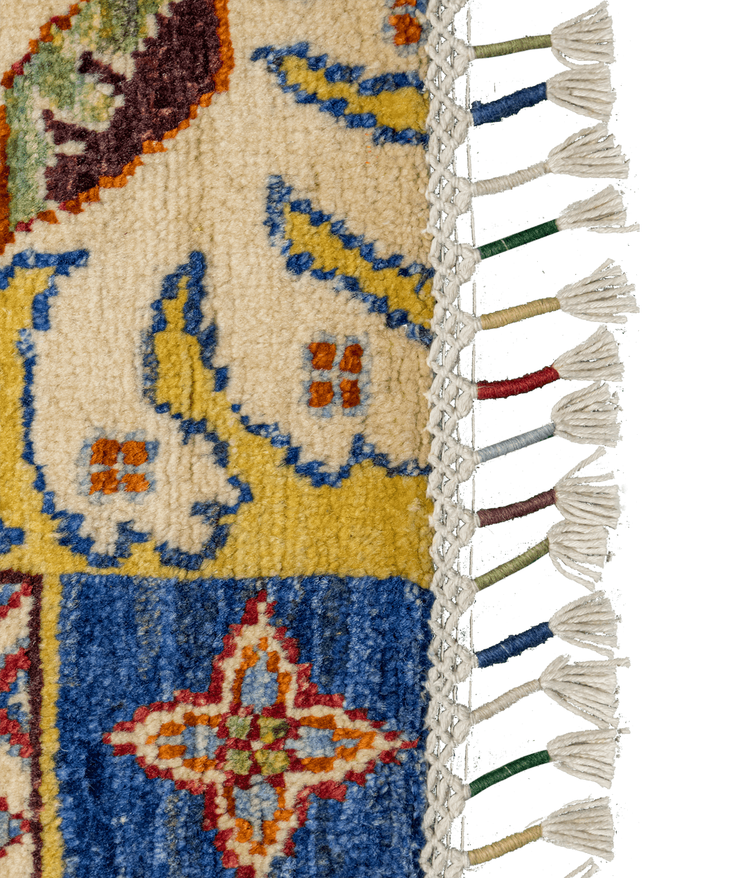 Afgán patchwork mintás ziegler kézi gyapjú szőnyeg - Image 4