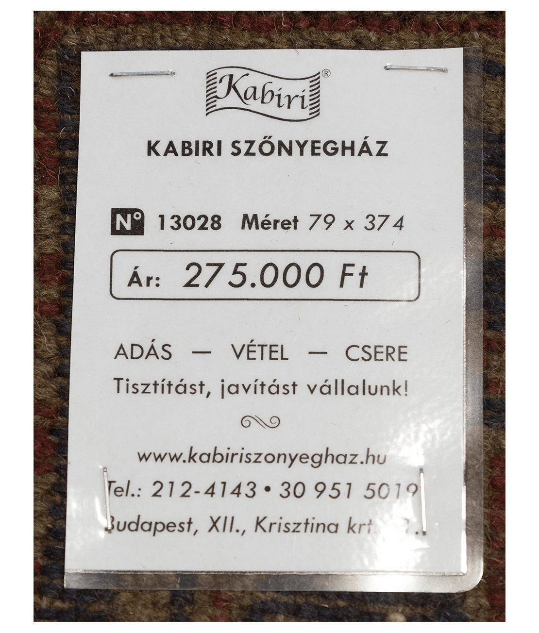 Afgán Nachoni vegyes technikával készült kézi gyapjúszőnyeg - Image 6