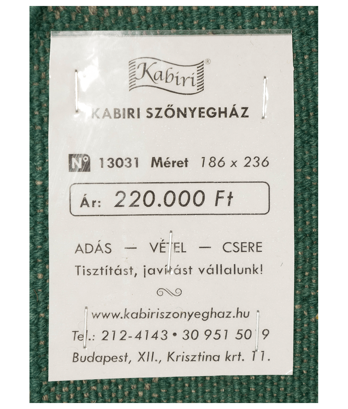 Afgán nimbaft kézi gyapjú kelim - Image 6