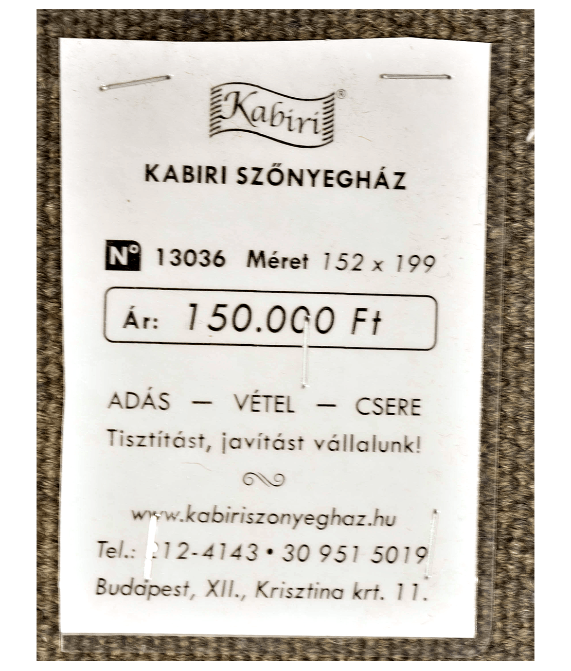 Afgán nimbaft kézi gyapjú kelim - Image 6