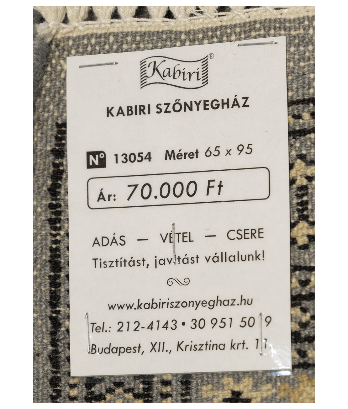 Pakisztáni kézi gyapjú szőnyeg - Image 6