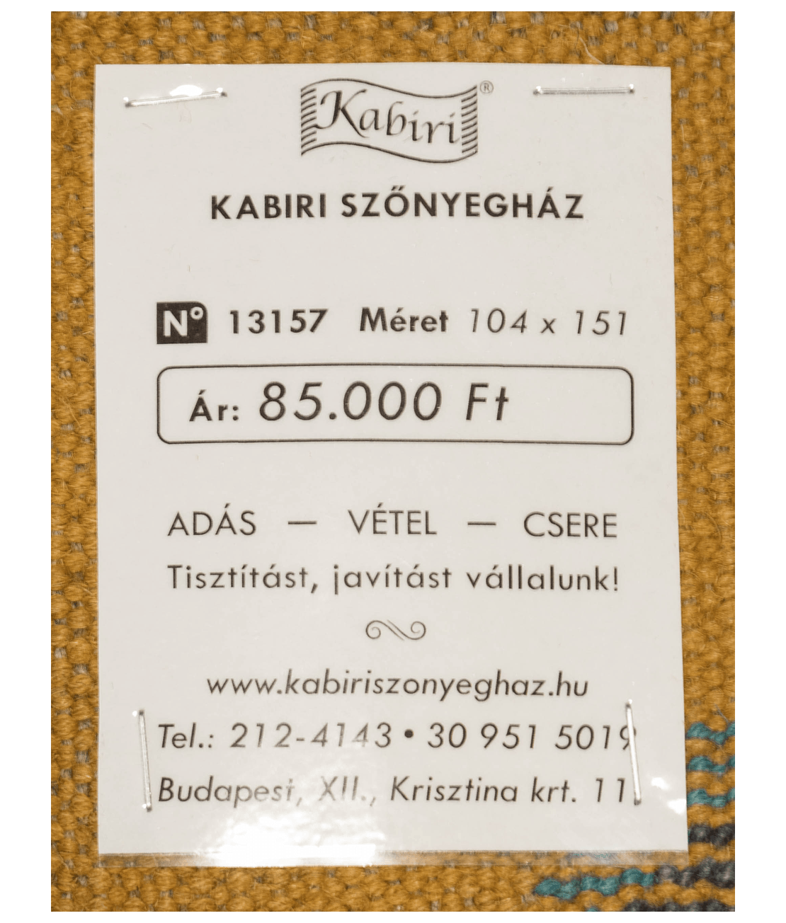 Afgán nimbaft kézi gyapjú kelim - Image 5