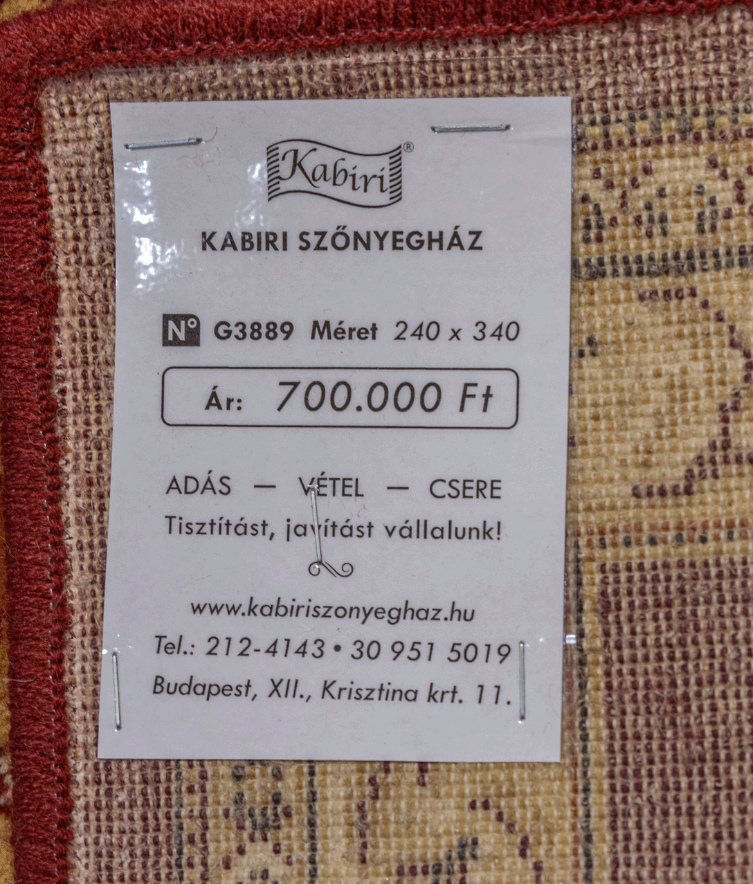 Gyapjú gépi szőnyeg - Image 7