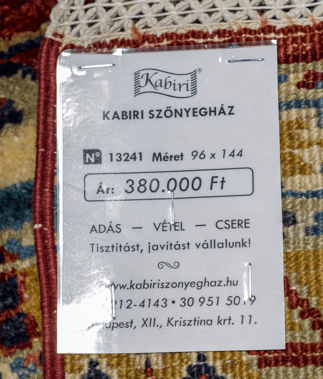 Afgán modern ziegler kézi gyapjú szőnyeg - Image 7
