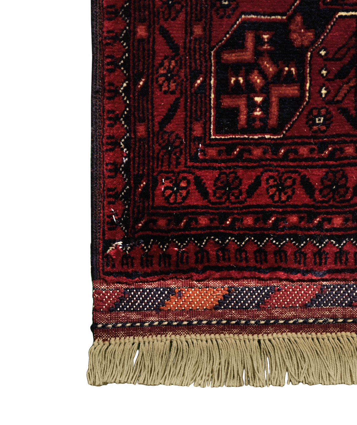 Afgán Szuper Khal Mohammadi kézi gyapjú szőnyeg - Image 5