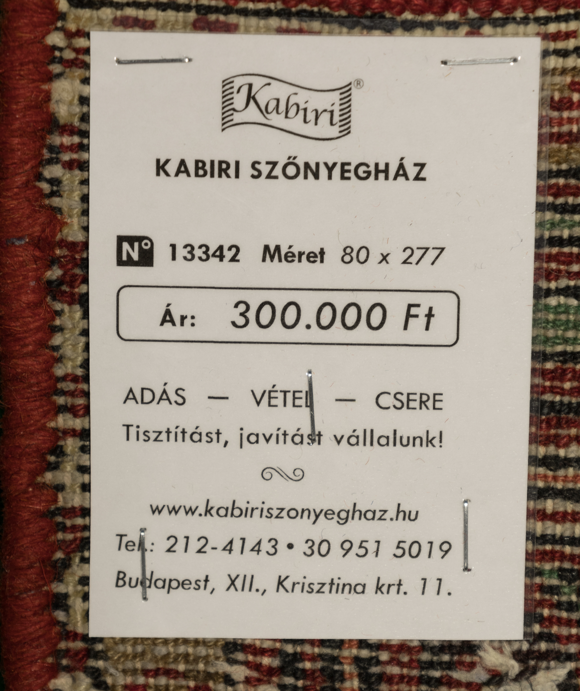 Iráni Hamadan nomád kézi gyapjú szőnyeg - Image 6