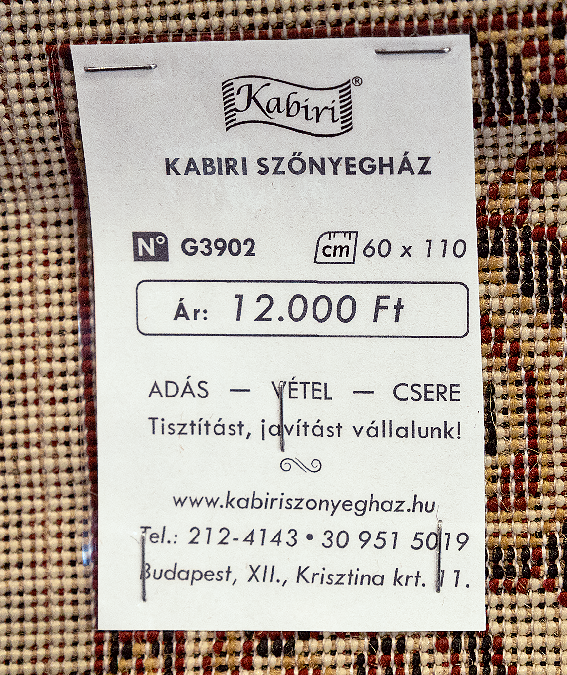 Klasszikus gépi szőnyeg - Image 4
