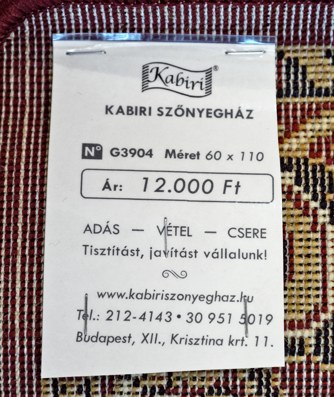 Klasszikus gépi szőnyeg - Image 4