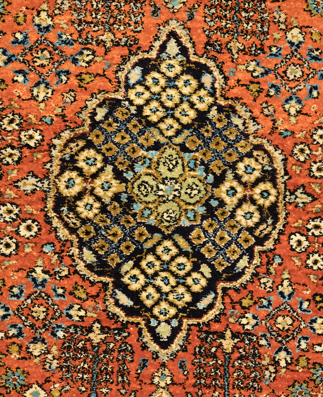 Kum iráni selyem szőnyeg - Image 5
