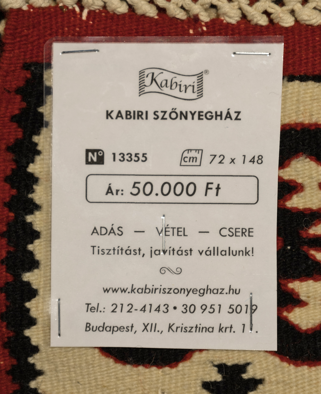 Torontáli kézi gyapjú kelim - Image 6