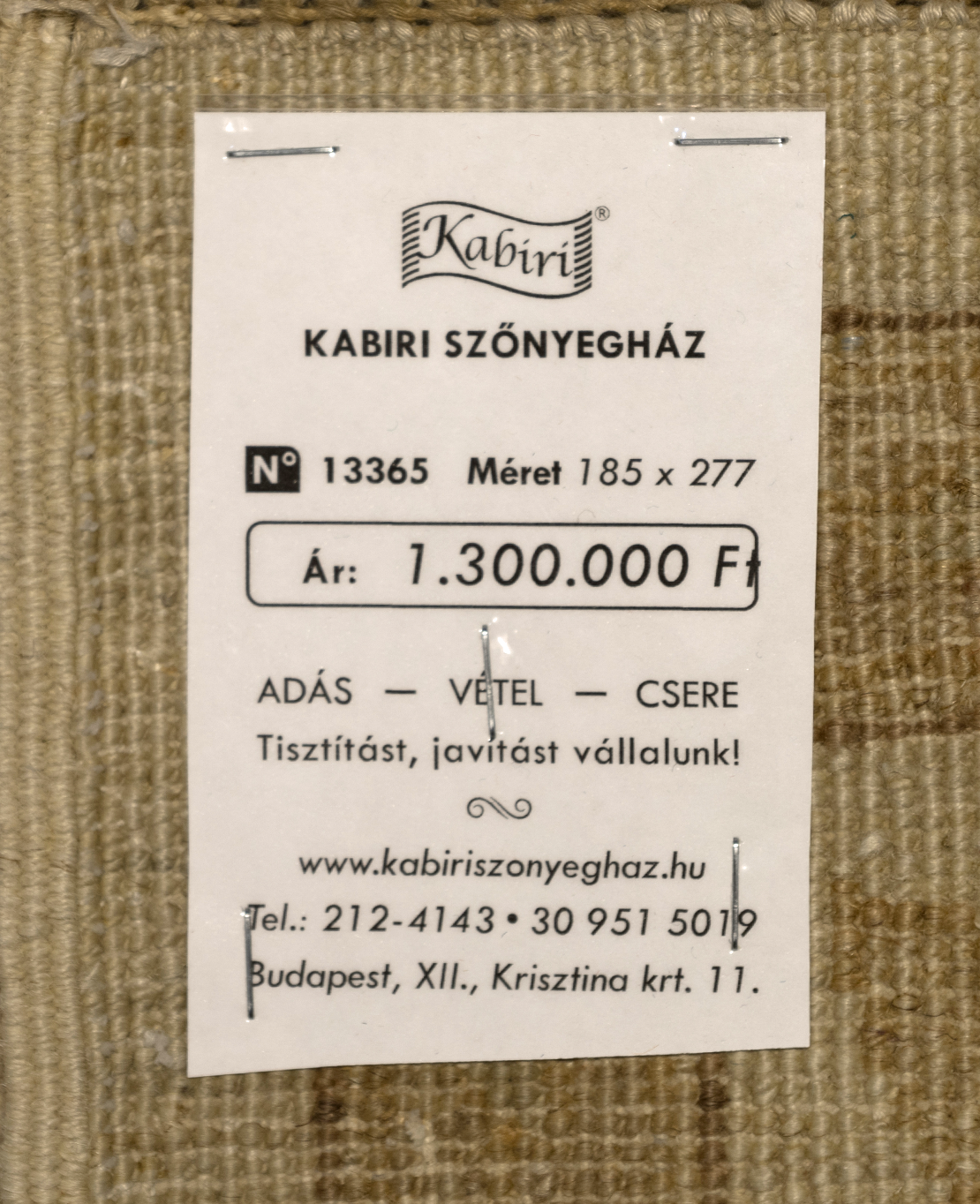 Afgán ziegler kézi gyapjú szőnyeg - Image 6
