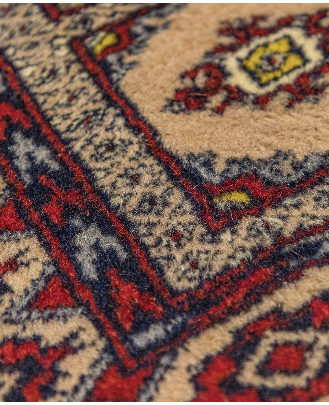 Pakisztáni Yomud bochara kézi gyapjú szőnyeg - Image 2
