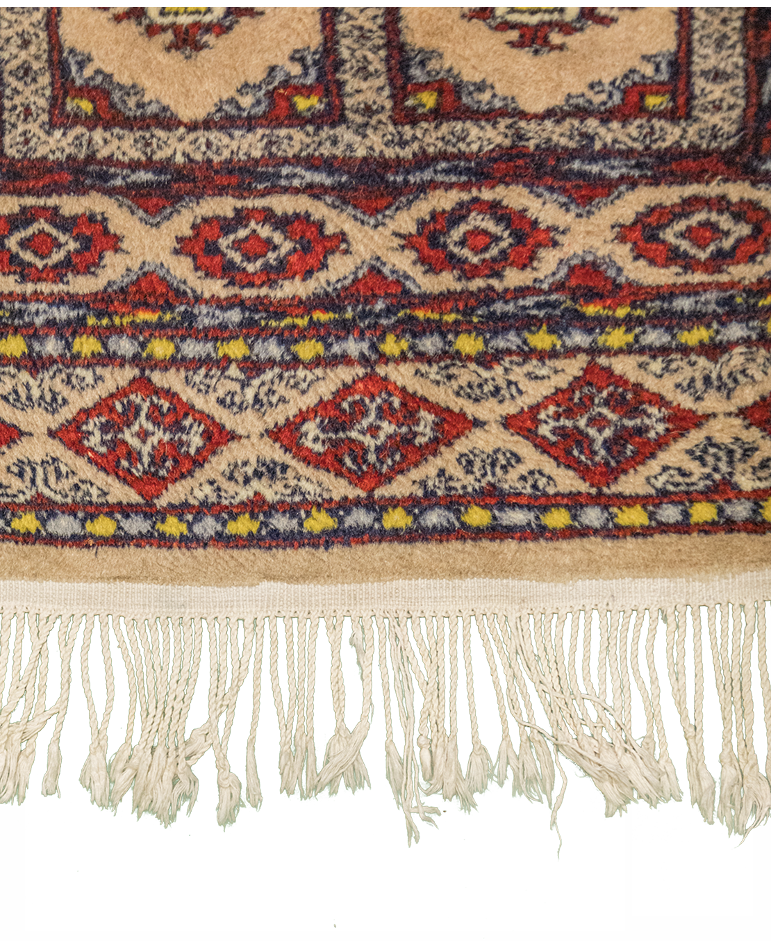 Pakisztáni Yomud bochara kézi gyapjú szőnyeg - Image 4