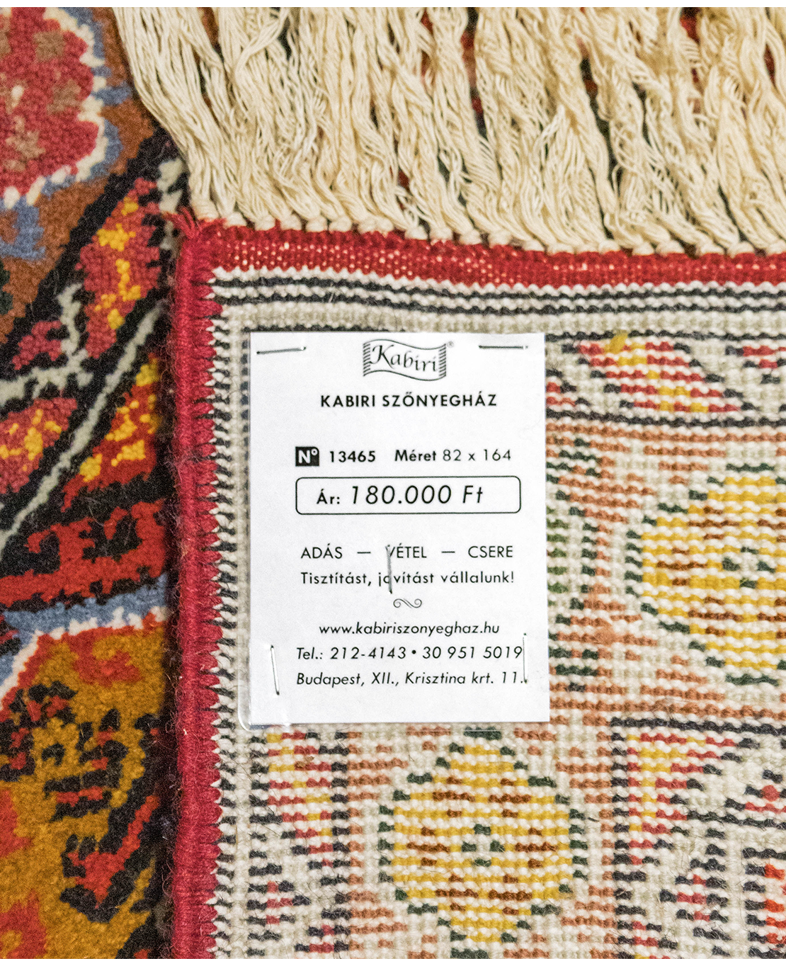 Békésszentandrási kézi gyapjú szőnyeg - Image 5