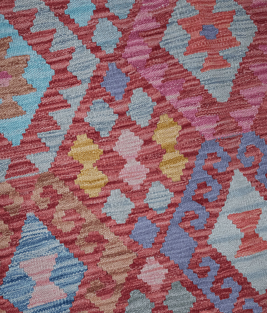 Tradicionális kézi gyapjú kelim - Image 3