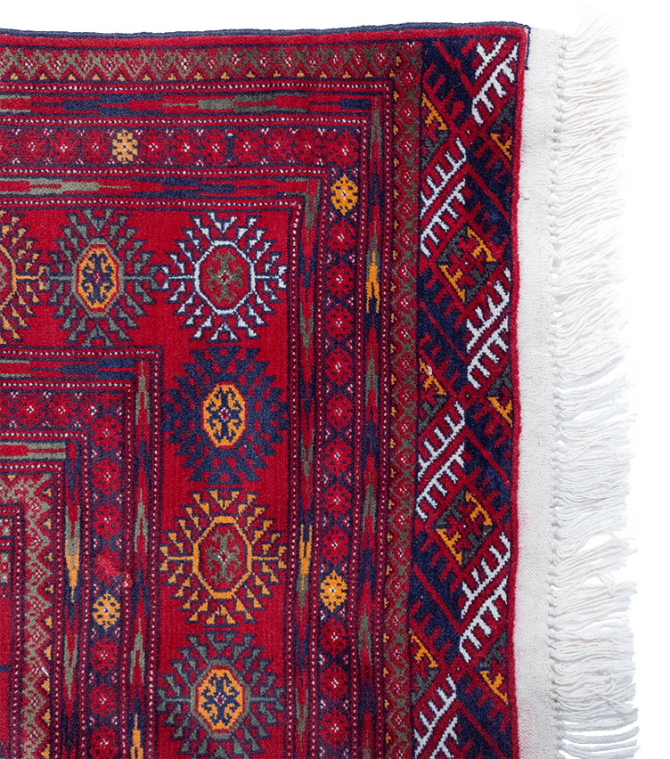 Türkmén kézi gyapjú szőnyeg - Image 3