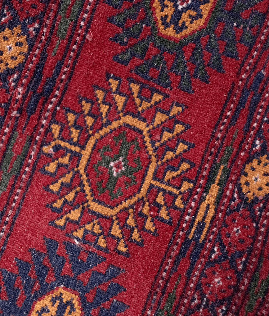 Türkmén kézi gyapjú szőnyeg - Image 5