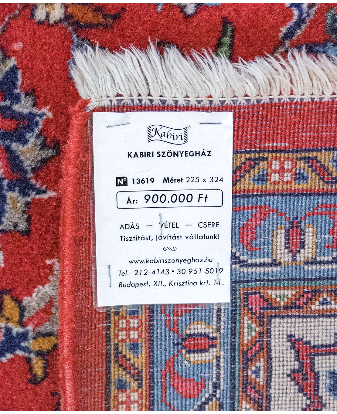 Iráni keshan kézi gyapjú szőnyeg - Image 5