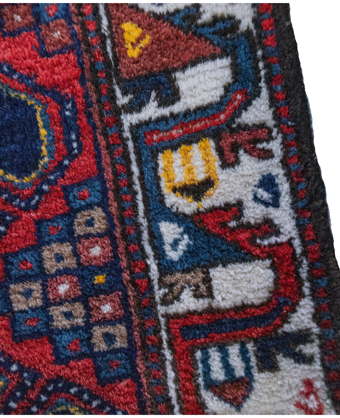 Iráni Hamadan kézi gyapjú szőnyeg - Image 4