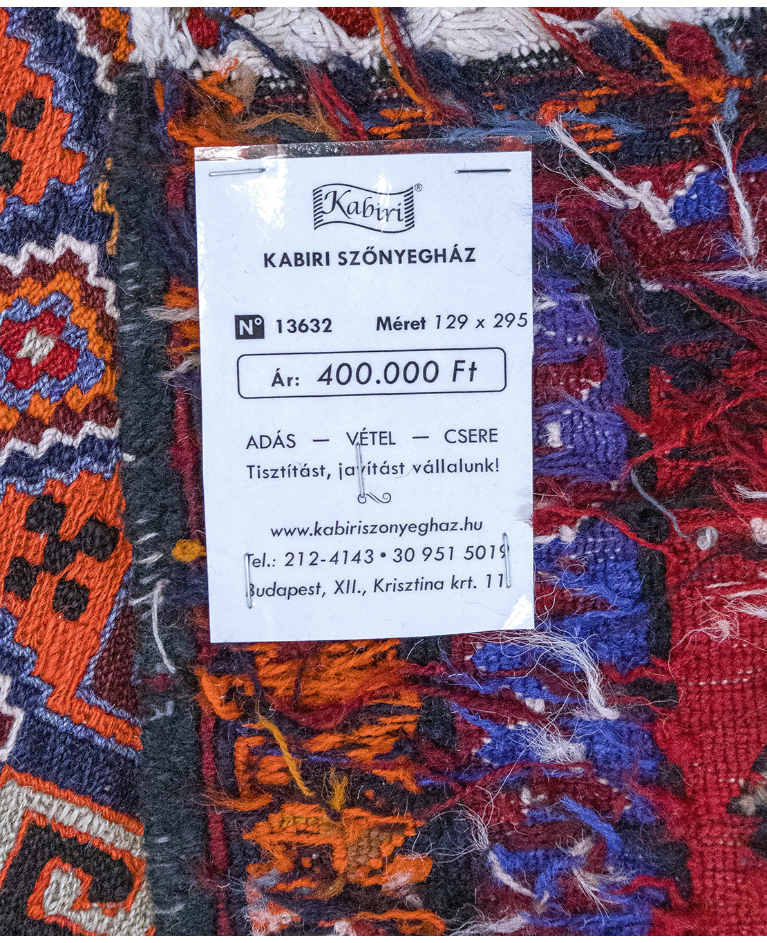 Afgán szumák kelim - Image 7