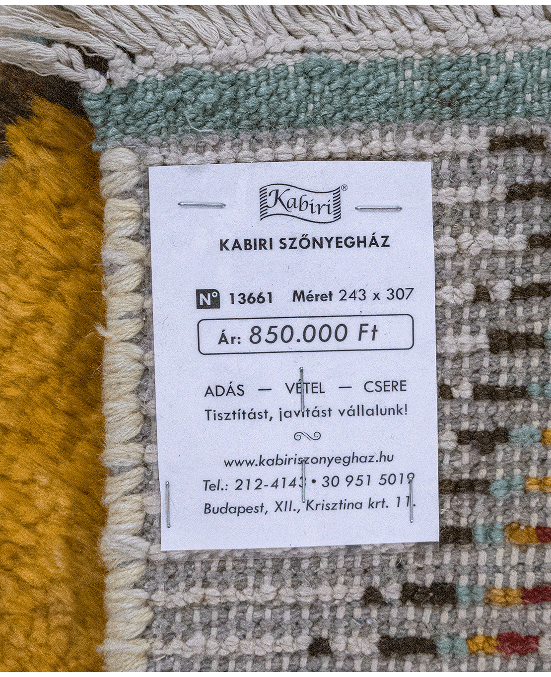 Taimany berber kézi gyapjú szőnyeg - Image 6