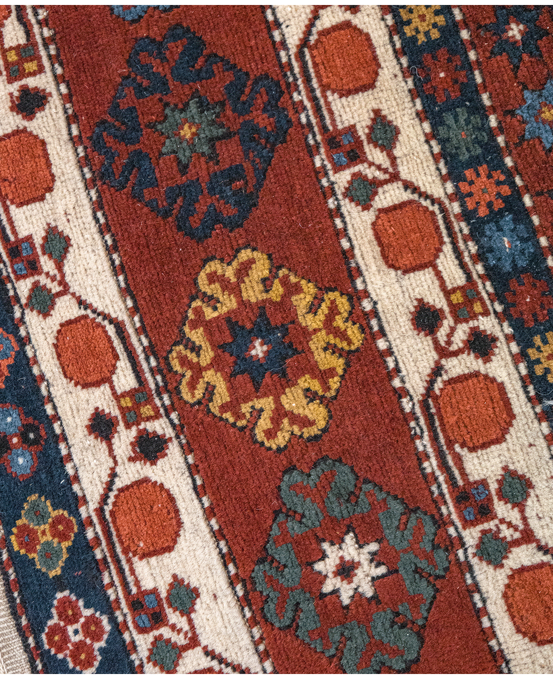 Kazak kézi gyapjú szőnyeg - Image 5