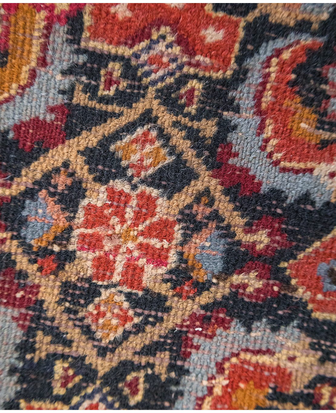 Iráni Hamadan kézi gyapjú szőnyeg - Image 5