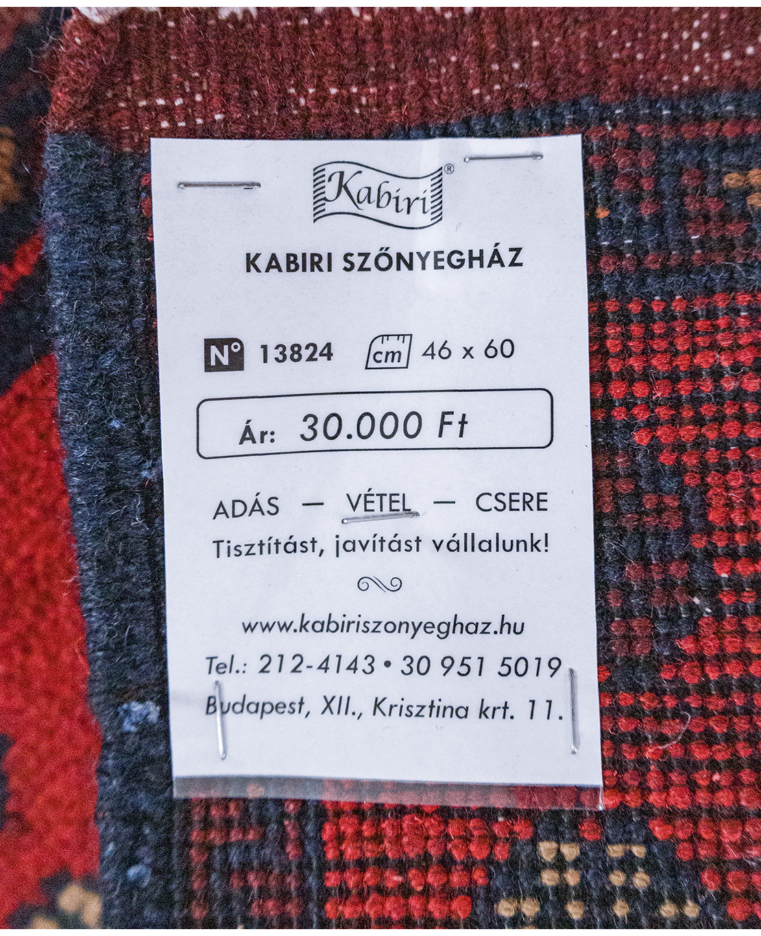 Khal Mohammadi kézi gyapjú szőnyeg - Image 6