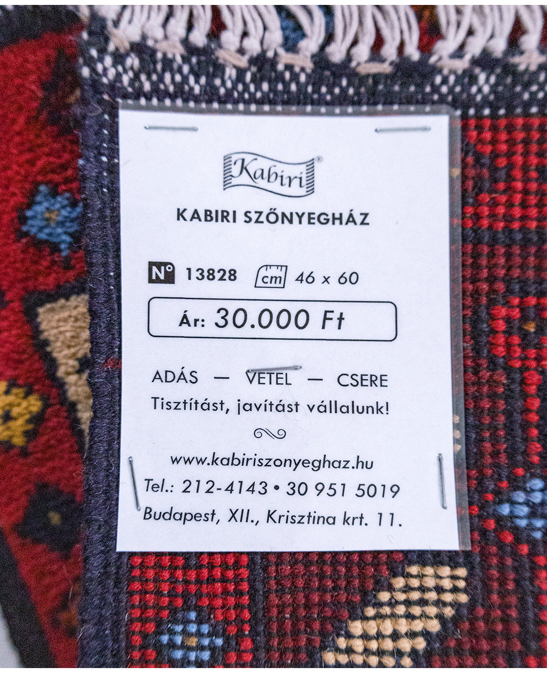 Bochara kézi gyapjú szőnyeg - Image 6