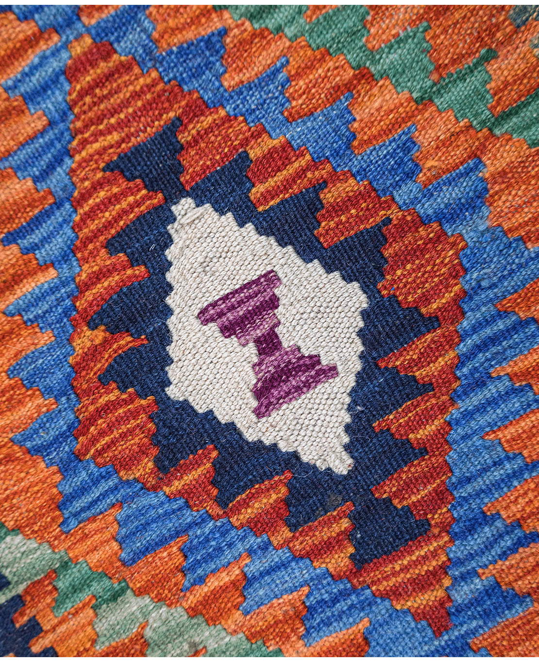 Tradícionális kézi gyapjú kelim - Image 3
