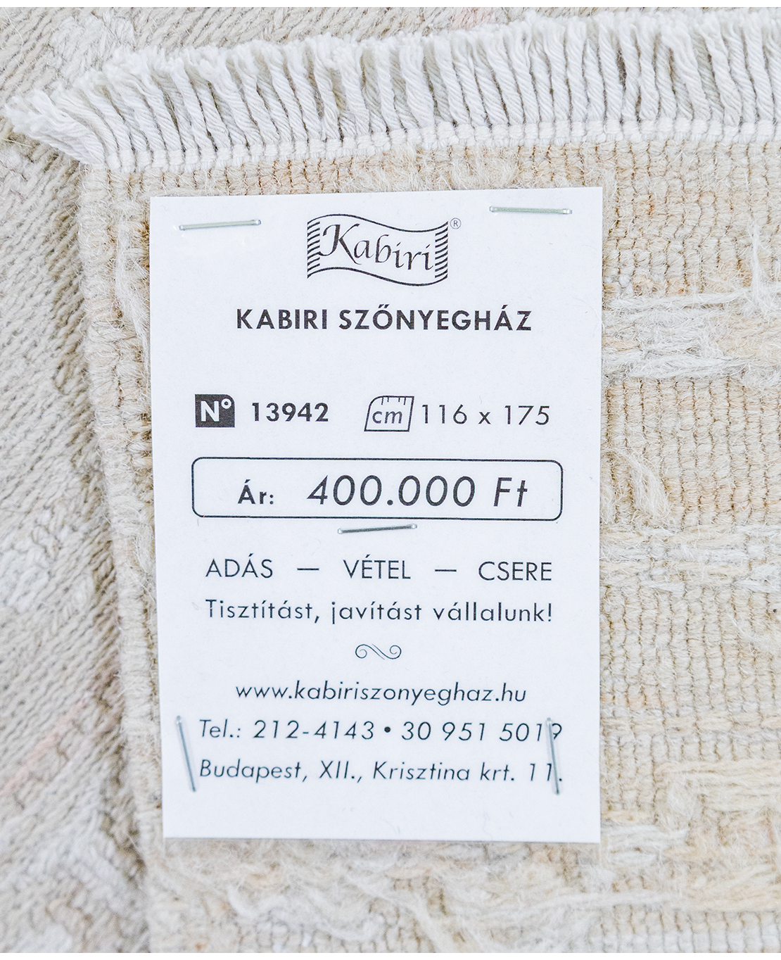 Suzani szumák natúr kelim - Image 6