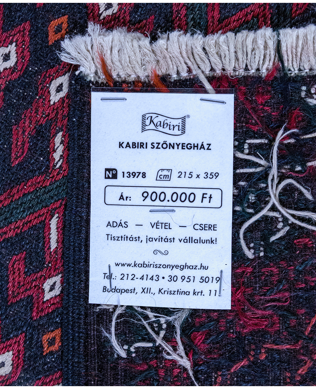 Türkmén szumák kelim - Image 6