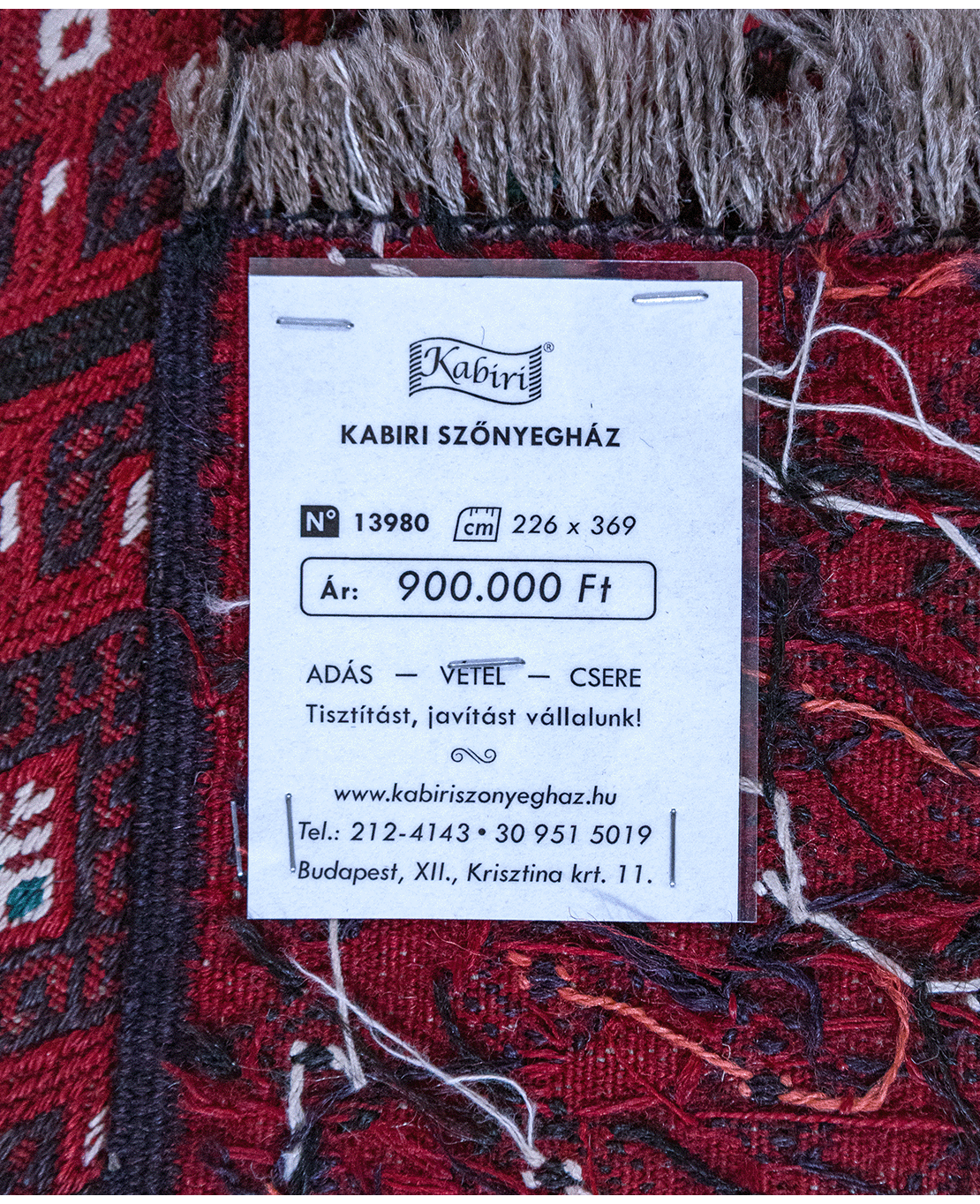 Türkmén szumák kelim - Image 6