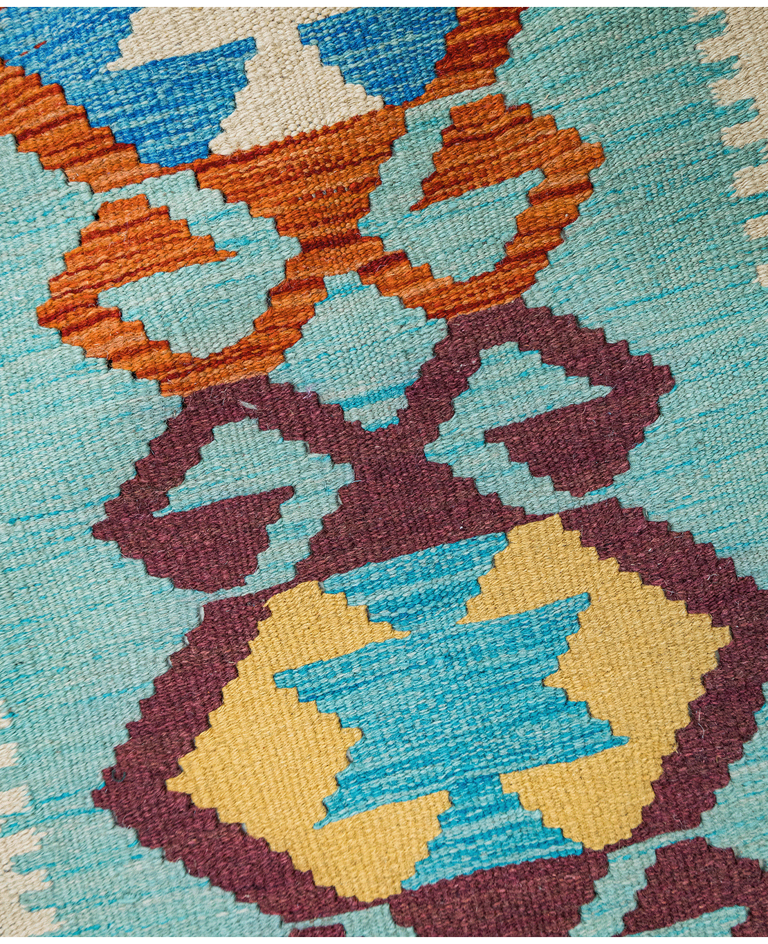 Tradicionális kézi gyapjú kelim - Image 3