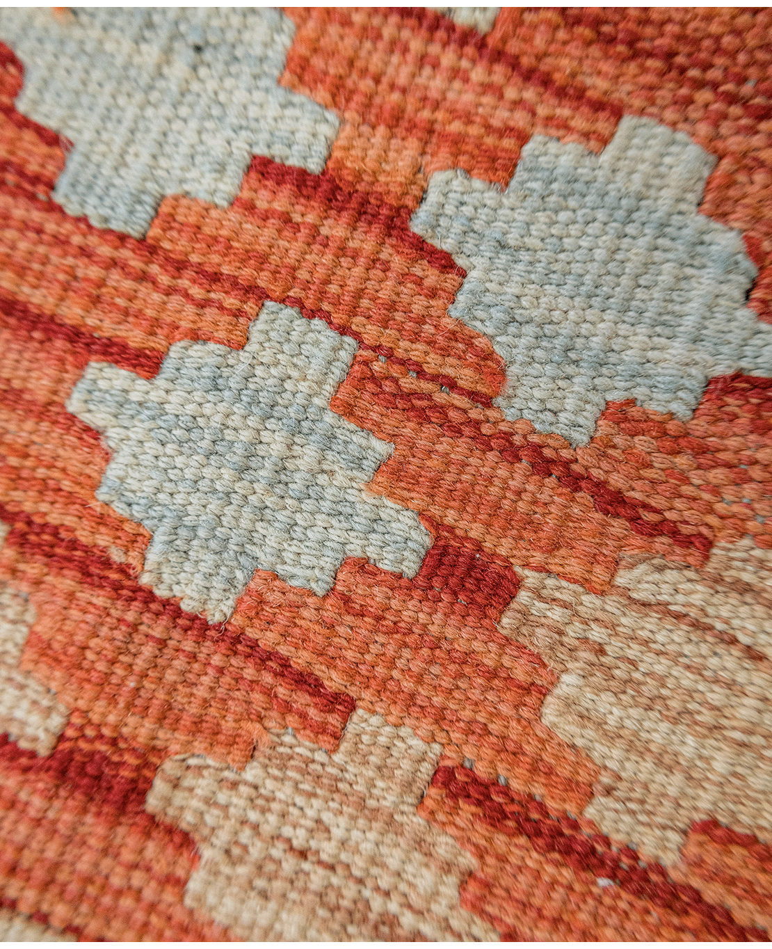 Tradicionális kézi gyapjú kelim - Image 5