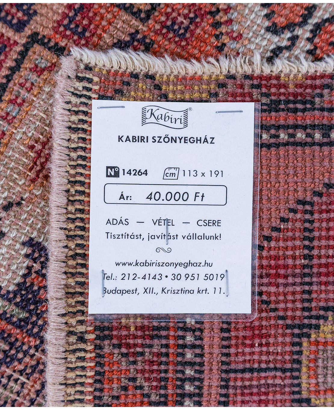 Európai kézi gyapjú szőnyeg - Image 6
