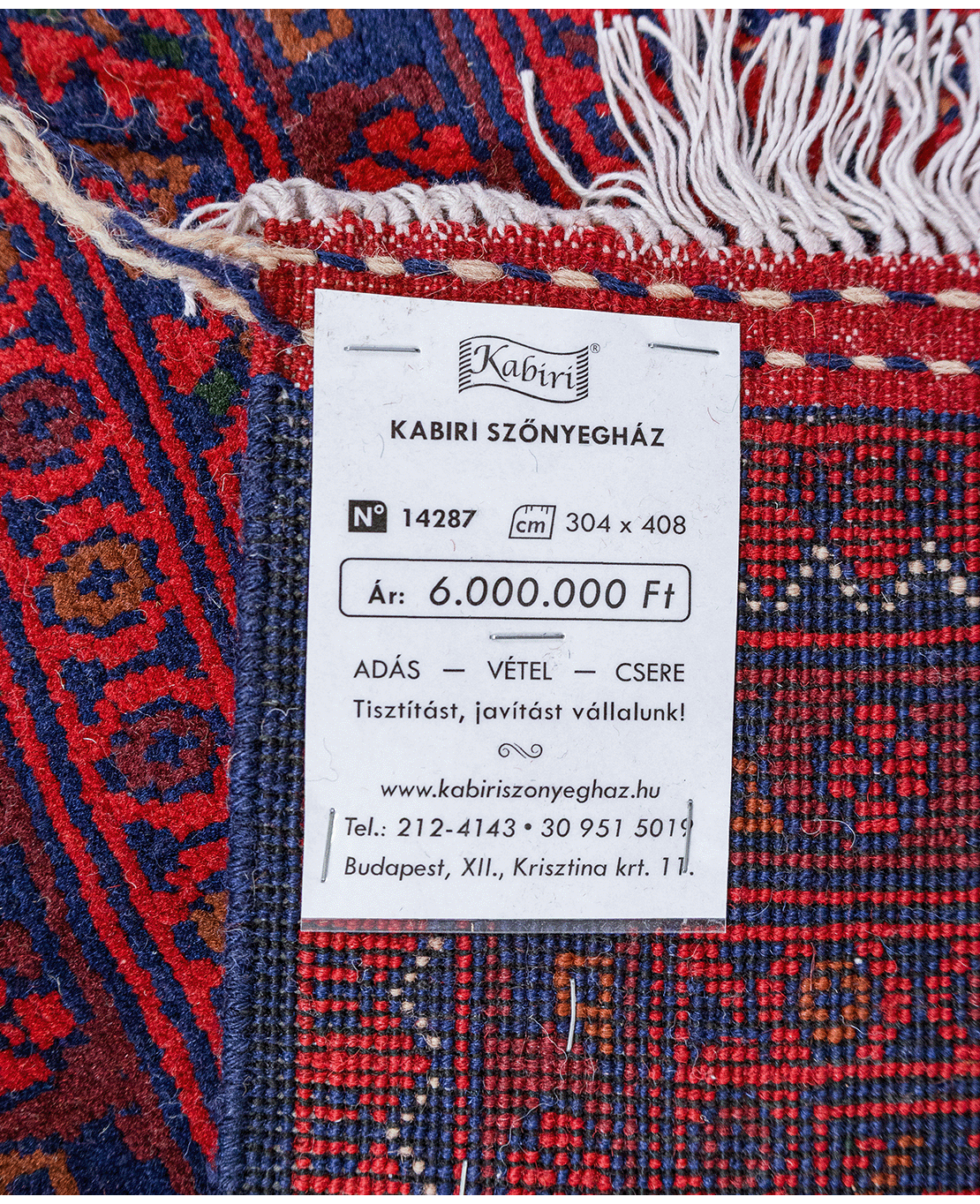 Khal Mohammadi kézi gyapjú szőnyeg - Image 6
