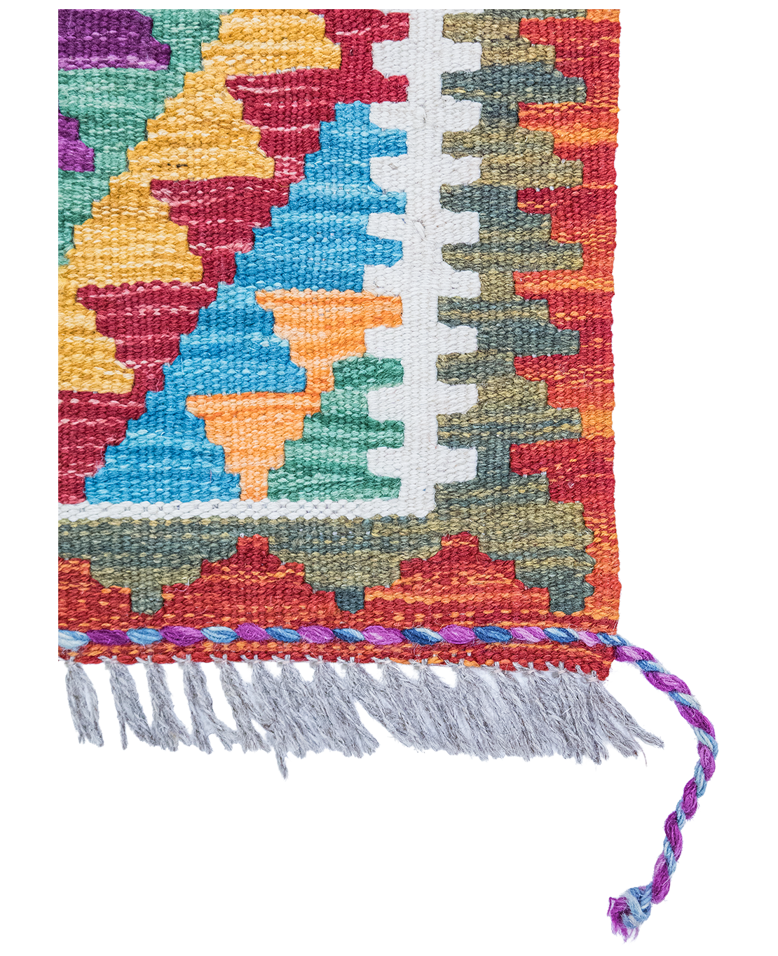 Tradicionális kézi gyapjú kelim - Image 3