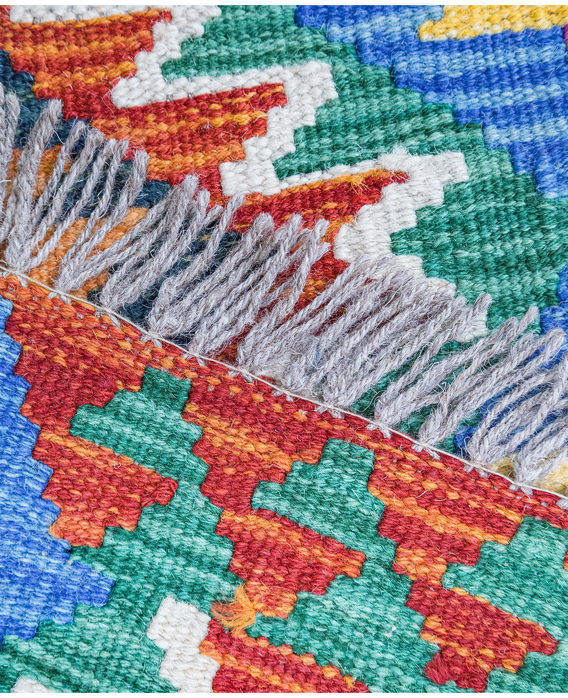Tradicionális kézi gyapjú kelim - Image 4