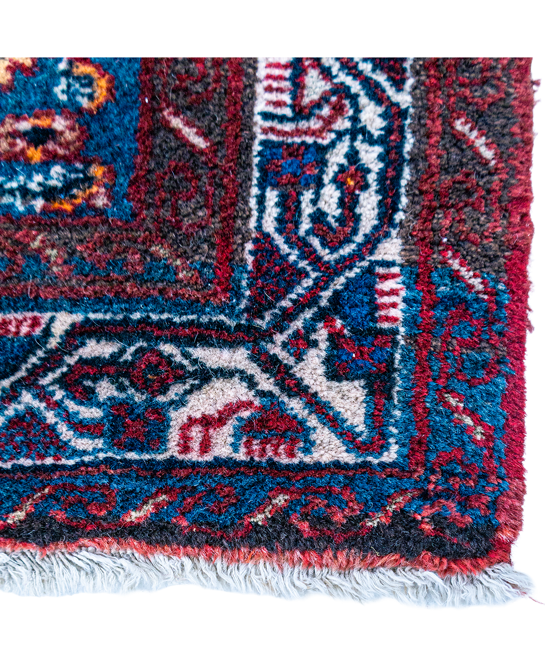 Iráni Hamadan nomád kézi gyapjú szőnyeg - Image 3
