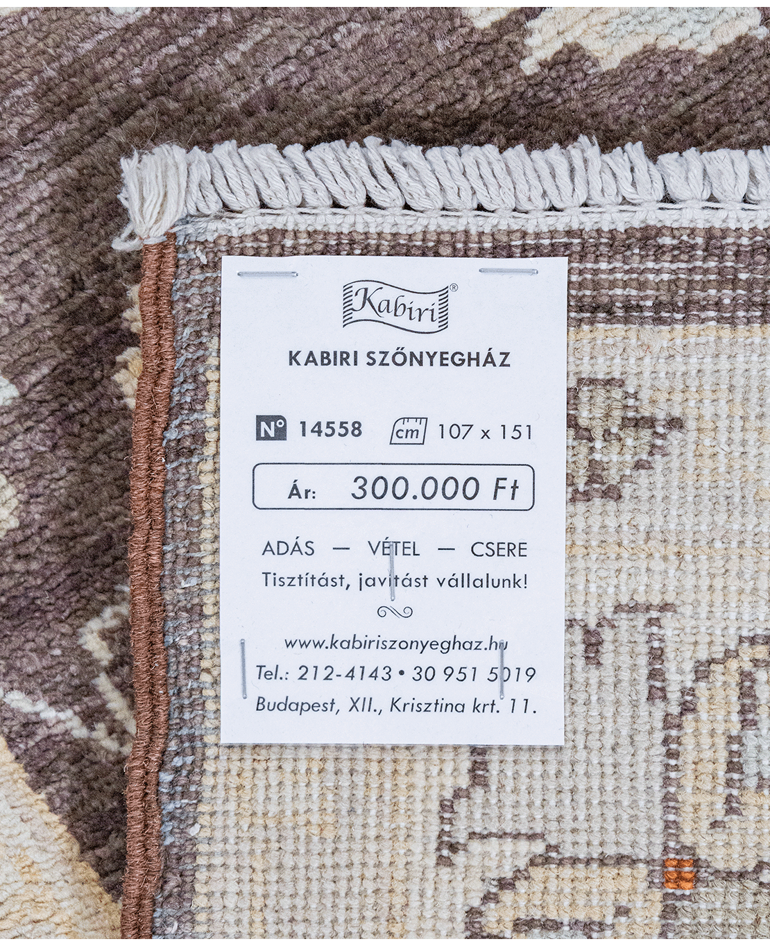 Afgán Ziegler kézi gyapjú szőnyeg - Image 6